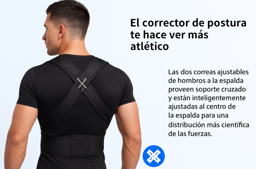 Corrector de postura en X