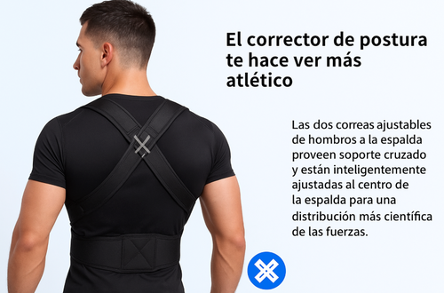Corrector de postura en X